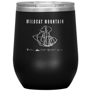 Wildcat Mountain Wine Tumbler Wine Tumbler Black 