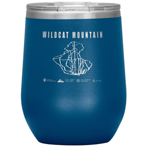 Wildcat Mountain Wine Tumbler Wine Tumbler Blue 