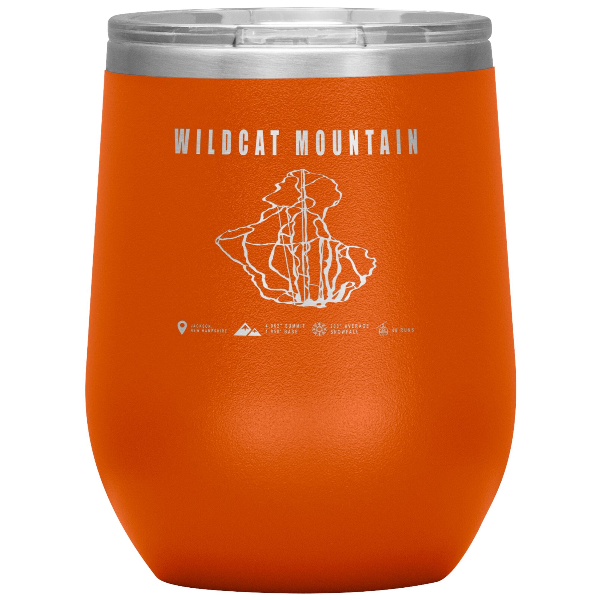 Wildcat Mountain Wine Tumbler Wine Tumbler Orange 