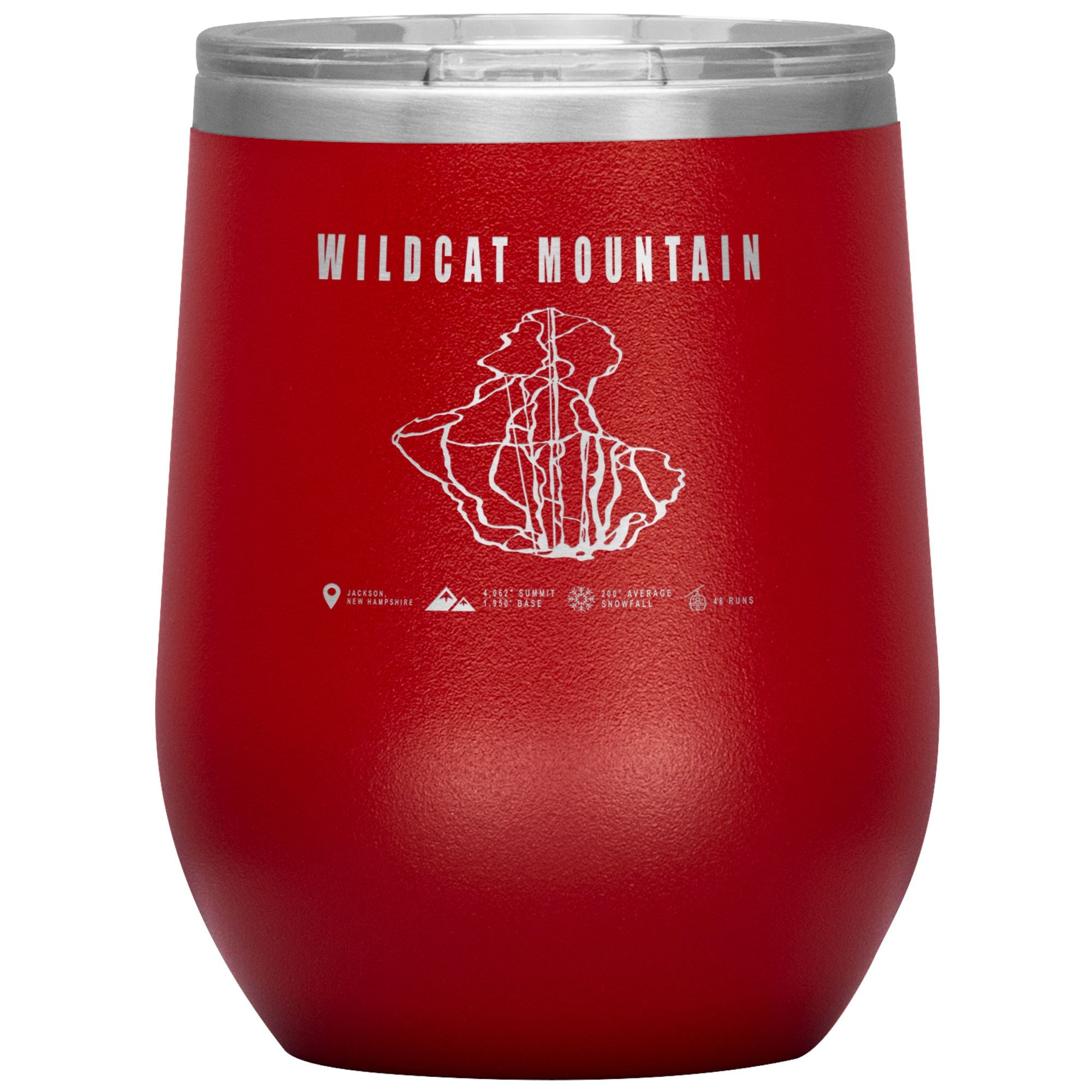 Wildcat Mountain Wine Tumbler Wine Tumbler Red 