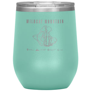 Wildcat Mountain Wine Tumbler Wine Tumbler Teal 