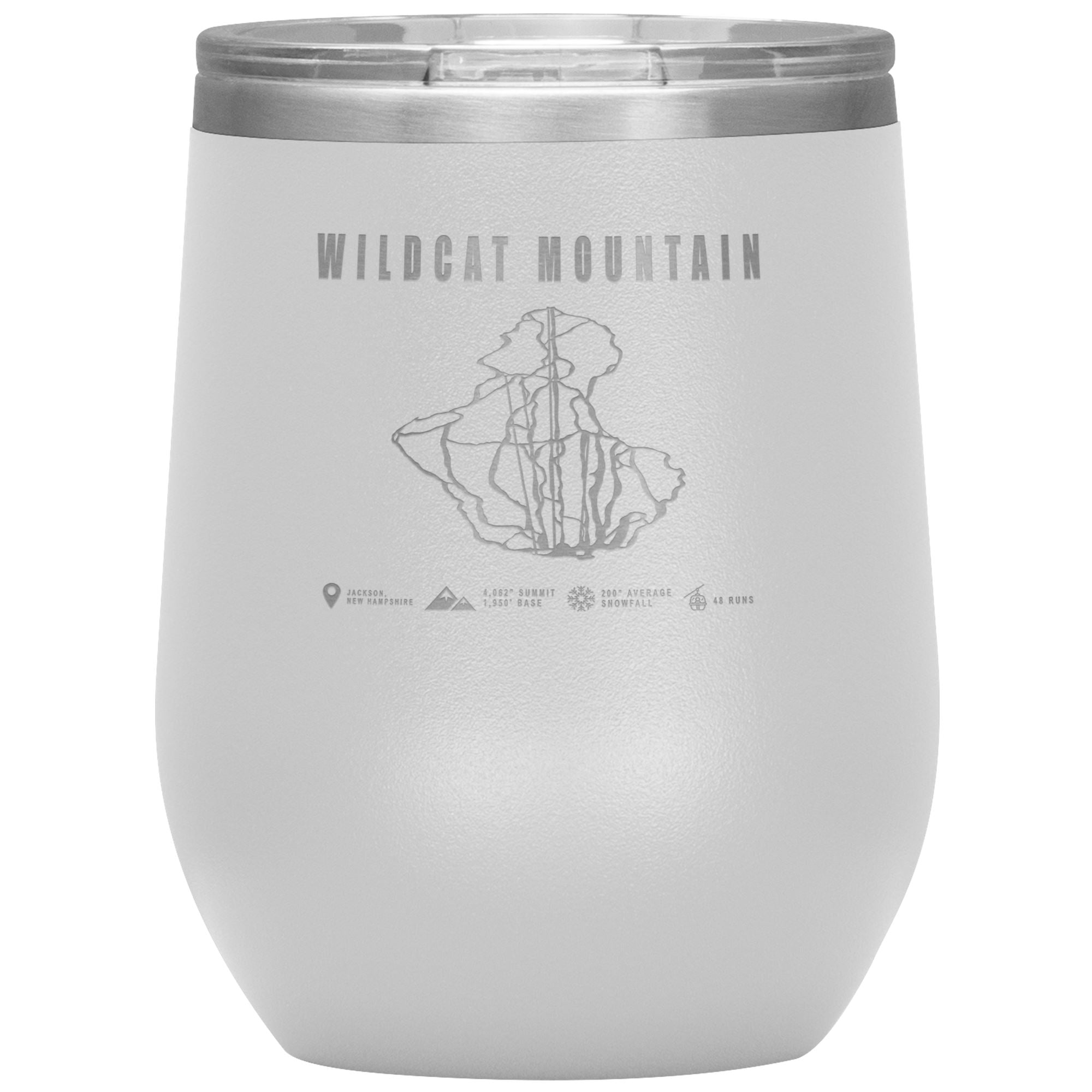 Wildcat Mountain Wine Tumbler Wine Tumbler White 