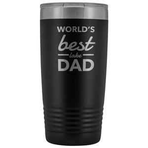 World's Best Lake Dad Insulated Mug | Laser Etched - Houseboat Kings