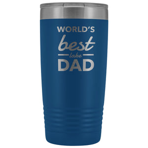 World's Best Lake Dad Insulated Mug | Laser Etched - Houseboat Kings