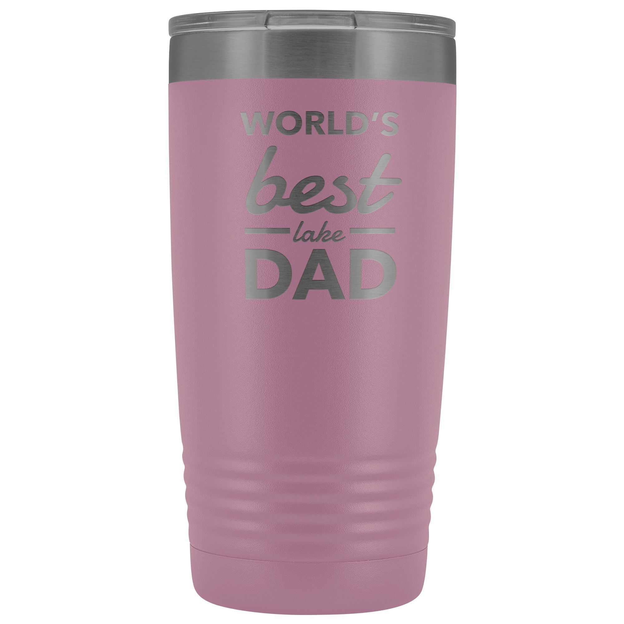 World's Best Lake Dad Insulated Mug | Laser Etched - Houseboat Kings