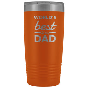 World's Best Lake Dad Insulated Mug | Laser Etched - Houseboat Kings