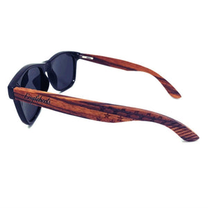 Zebrawood Sunglasses, Stars and Bars, Polarized, Handcrafted Sunglasses 